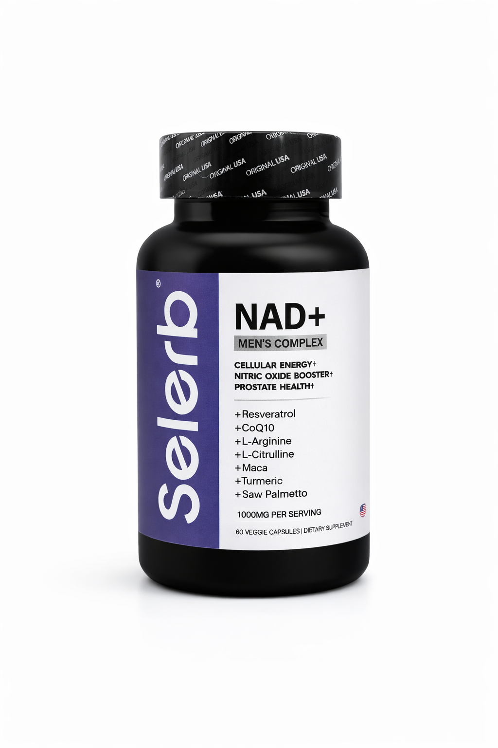 Selerb NAD+ Men’s Complex – Energía, Rendimiento y Vitalidad Masculina