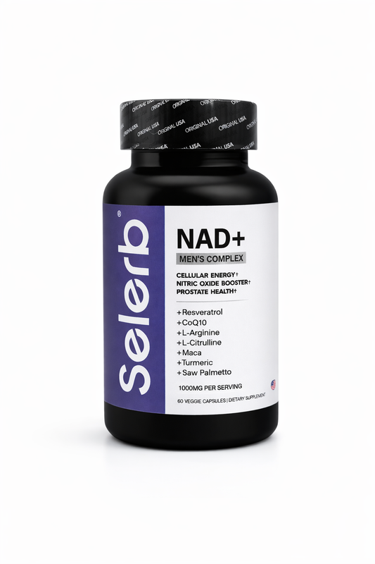 Selerb NAD+ Men’s Complex – Energía, Rendimiento y Vitalidad Masculina